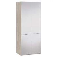 Шкаф для одежды Глосс (ТриЯ) с 2 зеркальными дверями Баттл Рок